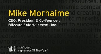 Mike Morhaime榮膺安永年度企業(yè)家獎(jiǎng) 暴雪背后的傳奇領(lǐng)袖